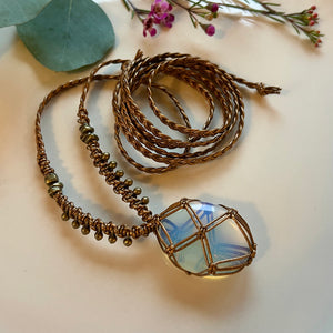 opalite talisman (bronze)