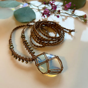 opalite talisman (bronze)