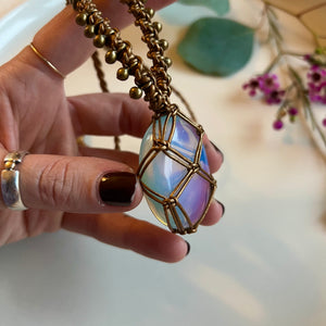 opalite talisman (bronze)