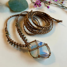 Load image into Gallery viewer, opalite talisman (bronze)