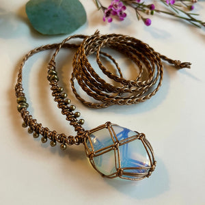 opalite talisman (bronze)