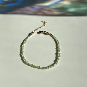 peridot gemstone bracelet
