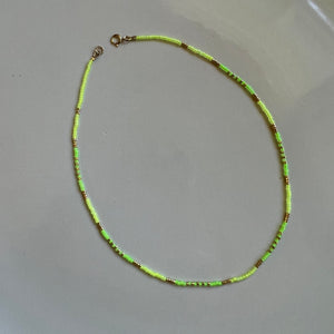 ibiza necklace (lime)