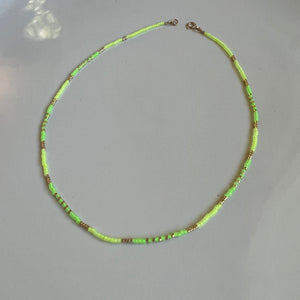 ibiza necklace (lime)