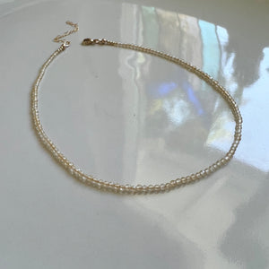 citrine gemstone choker