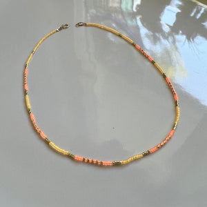 ibiza necklace (orange)