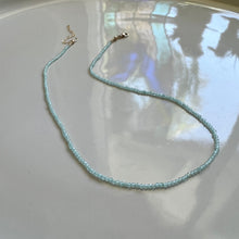 Load image into Gallery viewer, aquamarine gemstone necklace