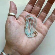 Load image into Gallery viewer, aquamarine gemstone necklace