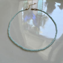 Load image into Gallery viewer, aquamarine gemstone choker