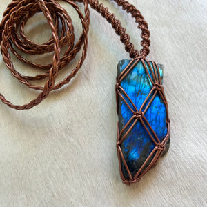 labradorite talisman (bronze)