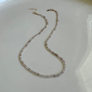 rutilated quartz gemstone necklace