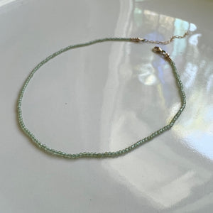 peridot gemstone choker