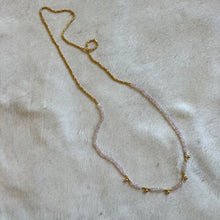 Load image into Gallery viewer, sol necklace (rose quartz)