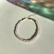 Load image into Gallery viewer, rose quartz gemstone bracelet