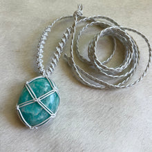 Load image into Gallery viewer, amazonite talisman (pearl)