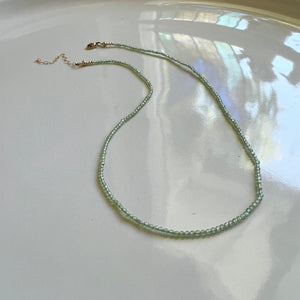 peridot gemstone necklace