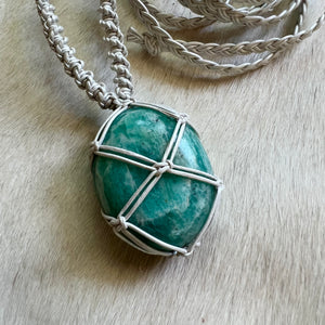 amazonite talisman (pearl)