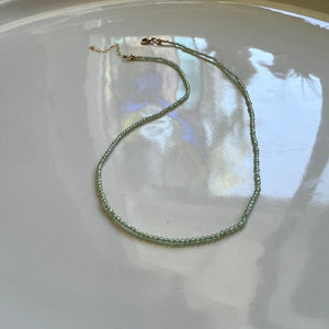 peridot gemstone necklace