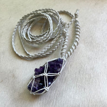 Load image into Gallery viewer, amethyst talisman (pearl)