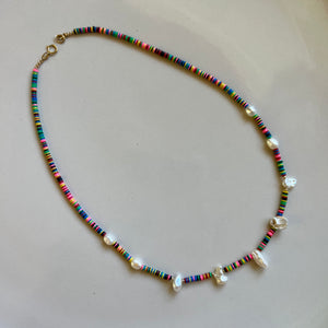 psychedelic mermaid necklace