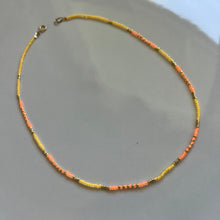 Load image into Gallery viewer, ibiza necklace (orange)