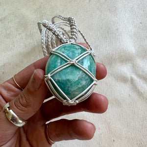 amazonite talisman (pearl)