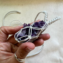 Load image into Gallery viewer, amethyst talisman (pearl)