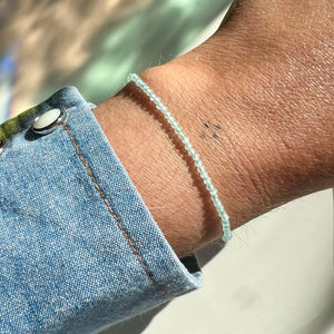 aquamarine gemstone bracelet