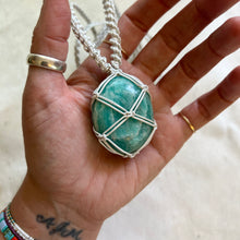 Load image into Gallery viewer, amazonite talisman (pearl)