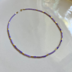 ibiza necklace (purple)