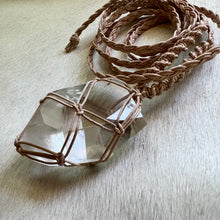 Load image into Gallery viewer, clear quartz with inclusions talisman (natural)