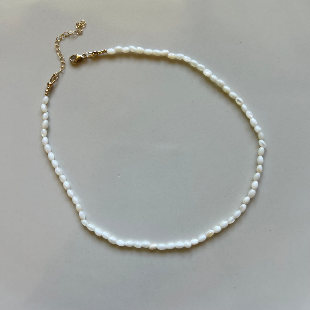 mother of pearl choker