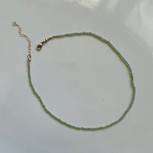 peridot gemstone choker