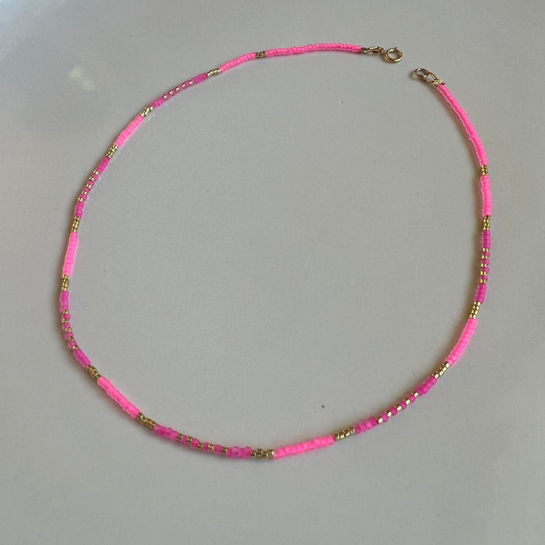 ibiza necklace (pink)