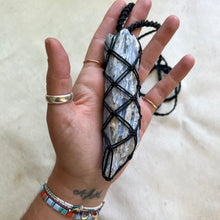 Load image into Gallery viewer, blue kyanite talisman