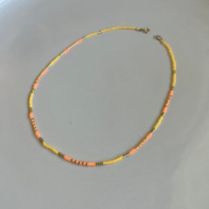 ibiza necklace (orange)