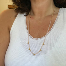 Load image into Gallery viewer, sol necklace (rose quartz)