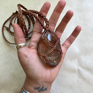 smokey quartz talisman