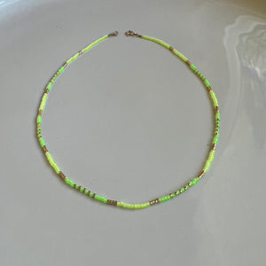 ibiza necklace (lime)