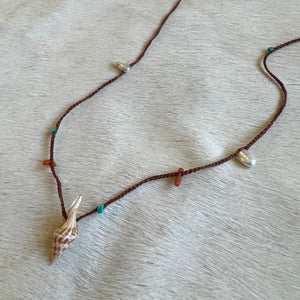 mermaid hair necklace