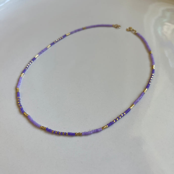 ibiza necklace (purple)