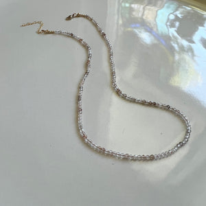rutilated quartz gemstone necklace
