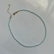 Load image into Gallery viewer, aquamarine gemstone choker