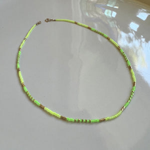 ibiza necklace (lime)