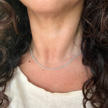 Load image into Gallery viewer, aquamarine gemstone necklace