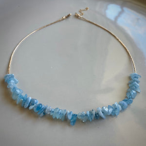 aquamarine sofia necklace