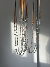 Load image into Gallery viewer, sayulita necklace (turquoise/cognac)