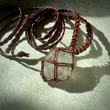 Load image into Gallery viewer, herkimer diamond talisman (brown)