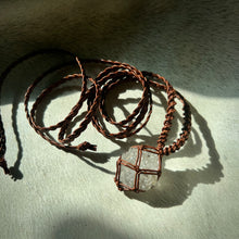 Load image into Gallery viewer, herkimer diamond talisman (brown)