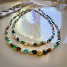 Load image into Gallery viewer, pebble opal necklace - 14”